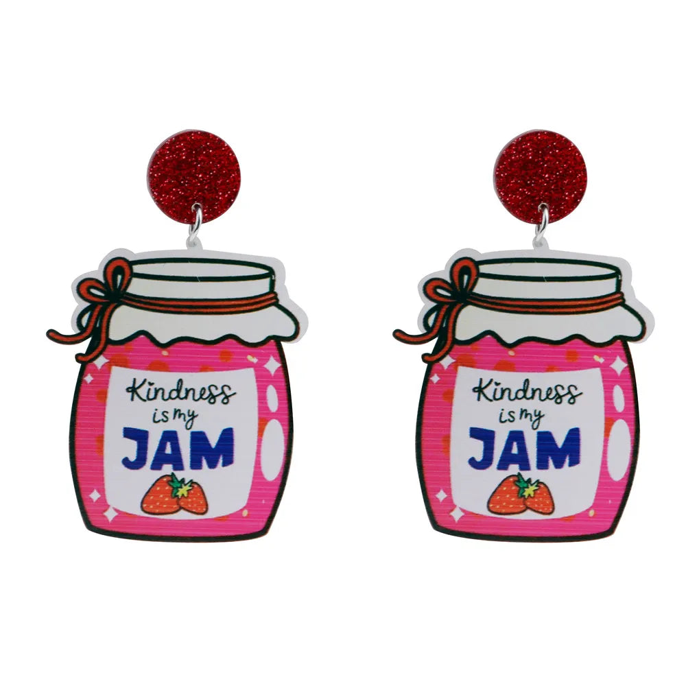 Kindness Jam  drop earrings