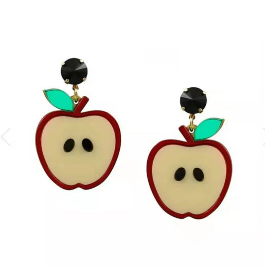 Apple Drop Earrings