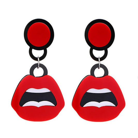 Lips Drop Earrings