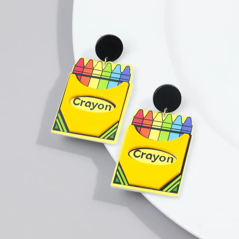 Crayon Drop Earrings